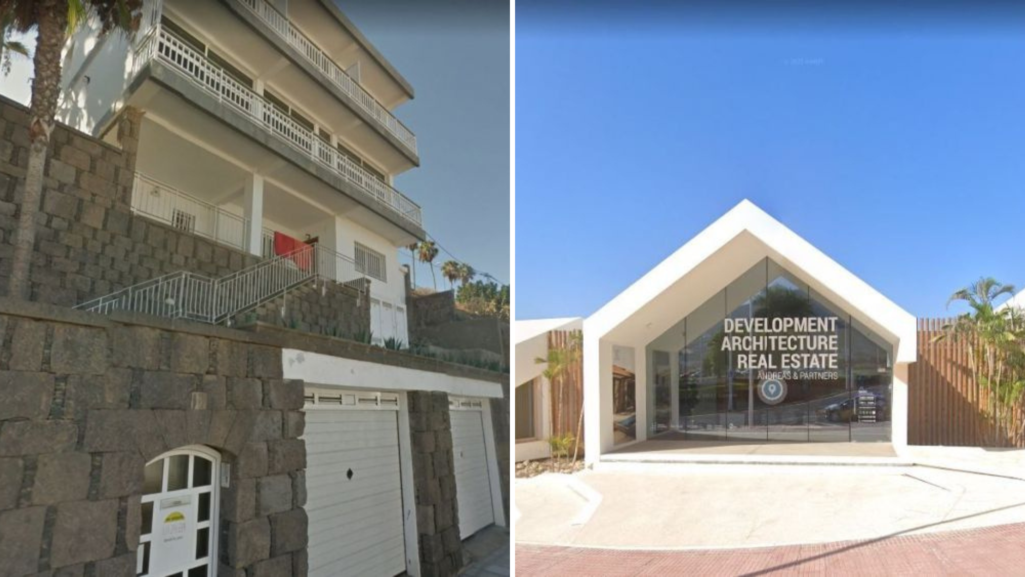 Sedes de Nectare Group en Las Palmas de Gran Canaria y de Andreas & Partners SL, en Adeje (Tenerife), dos de las empresas creadas en 2023./ AH