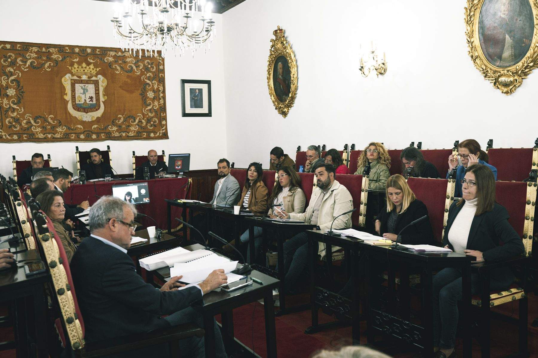 Pleno del Ayuntamiento de La Laguna./