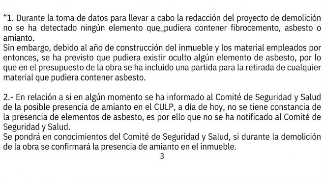 Documento del SCS. / AH