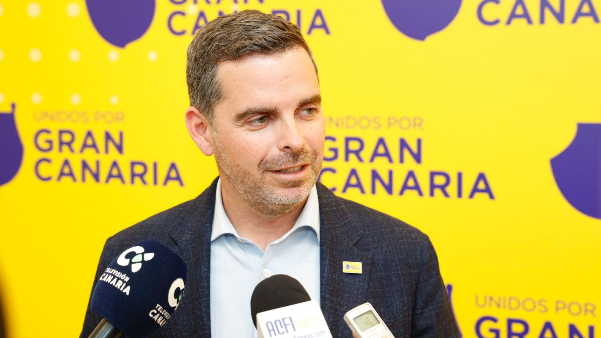 Lucas Bravo de Laguna, candidato al Parlamento de Canarias por Unidos por Gran Canaria./ UxGC