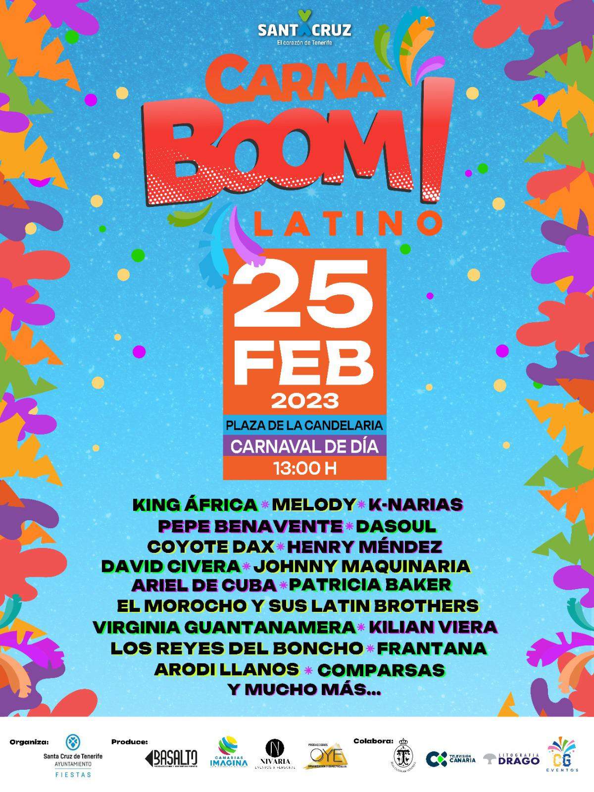 Cartel Oficial del Carnaboom Latino! / Basalto Producciones Cartel Oficial del Carnaboom Latino! / Basalto Producciones