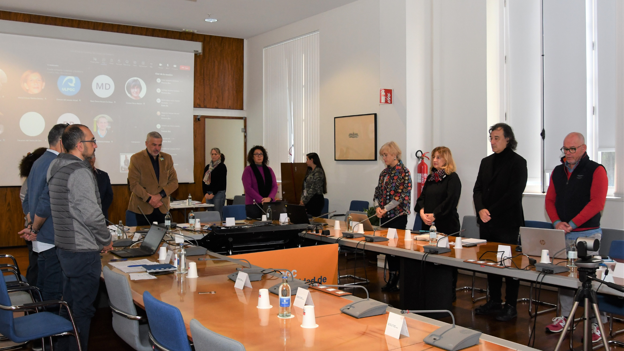 Imagen previa al Consejo de Gobierno. /Universidad de Las Palmas de Gran Canaria