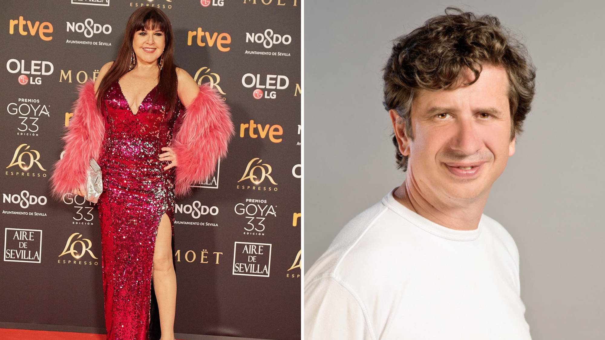 Loles León y Gabino Diego./