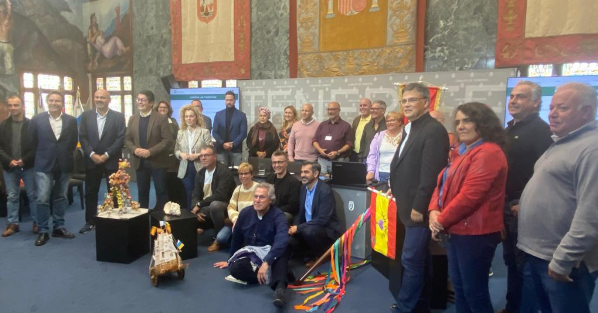 Presentación de la página web en el Cabildo de Tenerife. / Alba Marichal (AH)