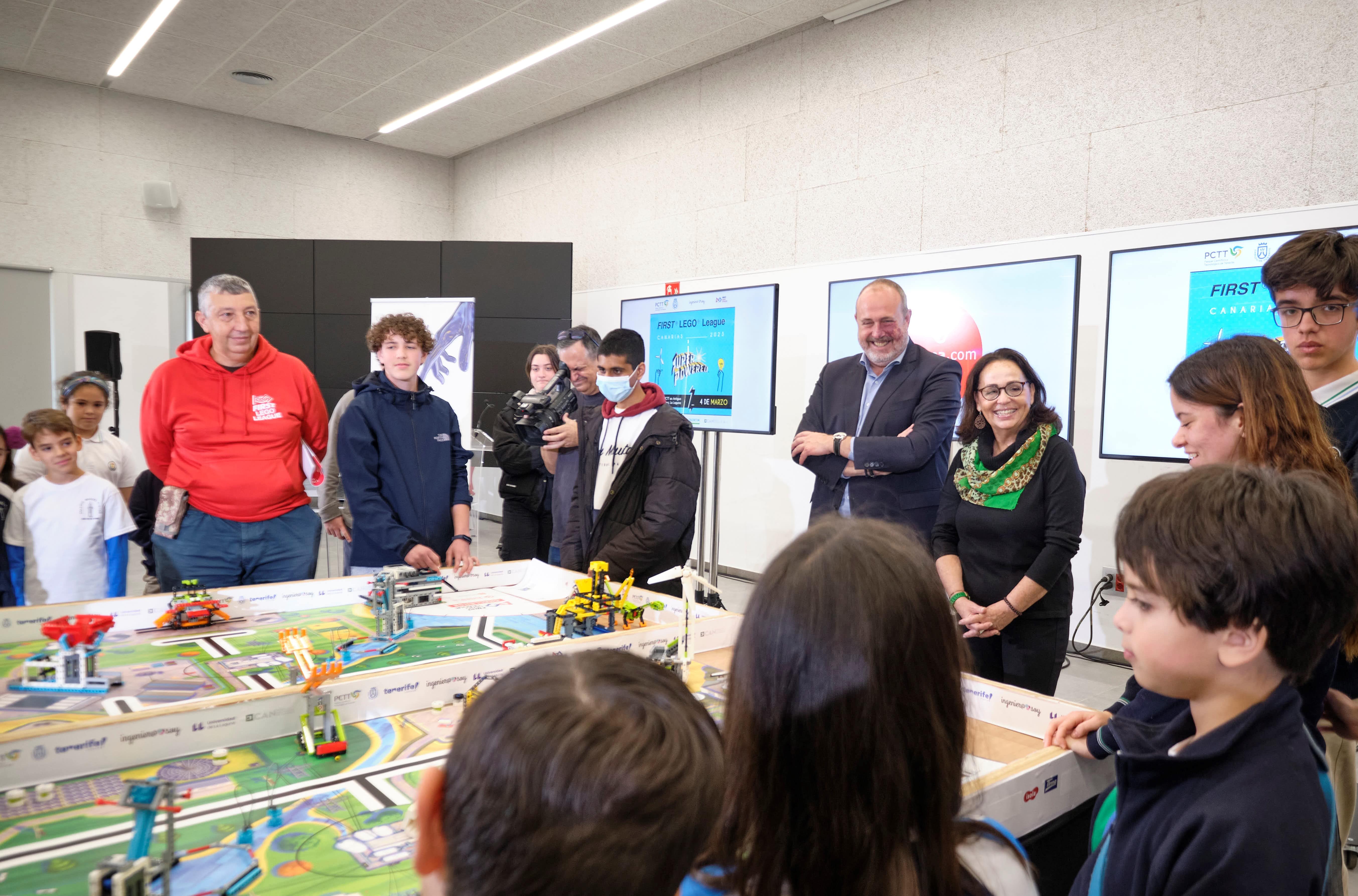 Presentación de la undécima edición de la First Lego League en Tenerife./