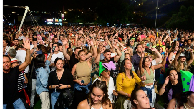 Imagen del público en los conciertos posteriores a Cabalgata de Las Palmas de Gran Canaria./ Promoción Las Palmas