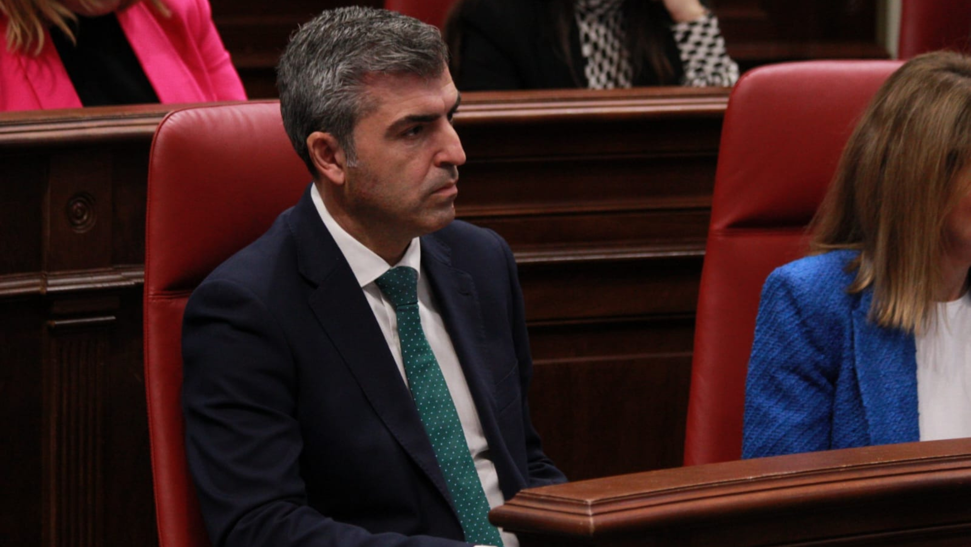 Manuel Domínguez, portavoz del Partido Popular en el Parlamento de Canarias, durante el Debate del Estado de la Nacionalidad 2023./ Álvaro Oliver González (AH)