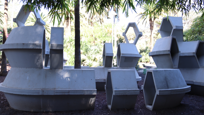 Escultura Homenaje a Gaudí.Ainoha Cruz