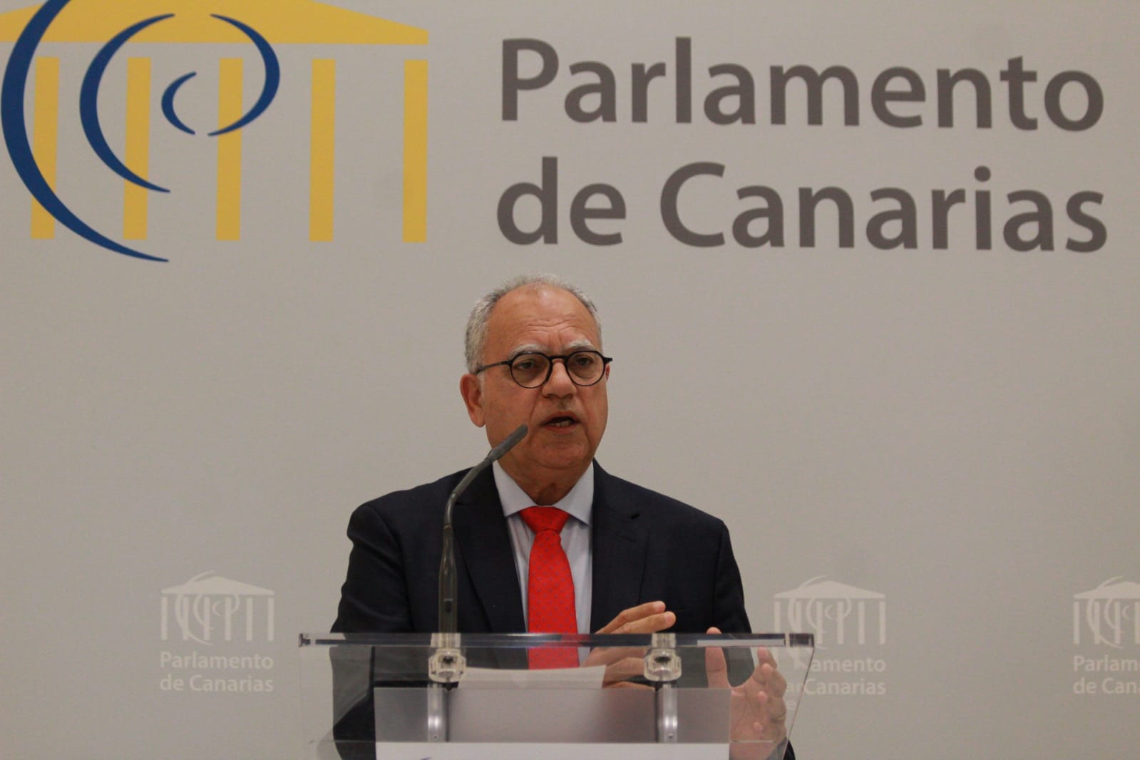 Casimiro Curbelo, portavoz de ASG en el Parlamento./ Álvaro Oliver (AH)