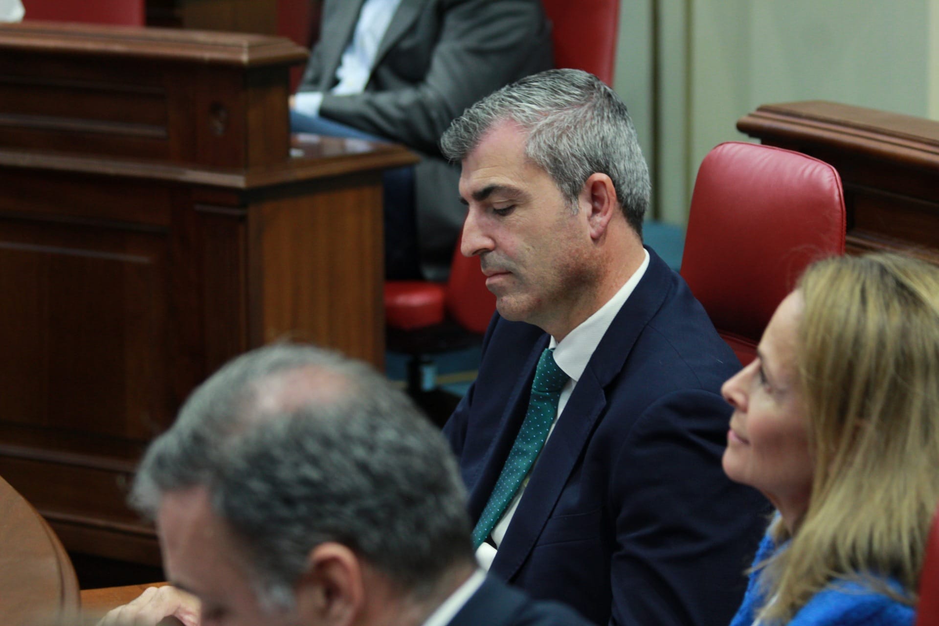 El portavoz del Grupo Popular en el Parlamento de Canarias Manuel Domínguez./ Álvaro Oliver (AH)