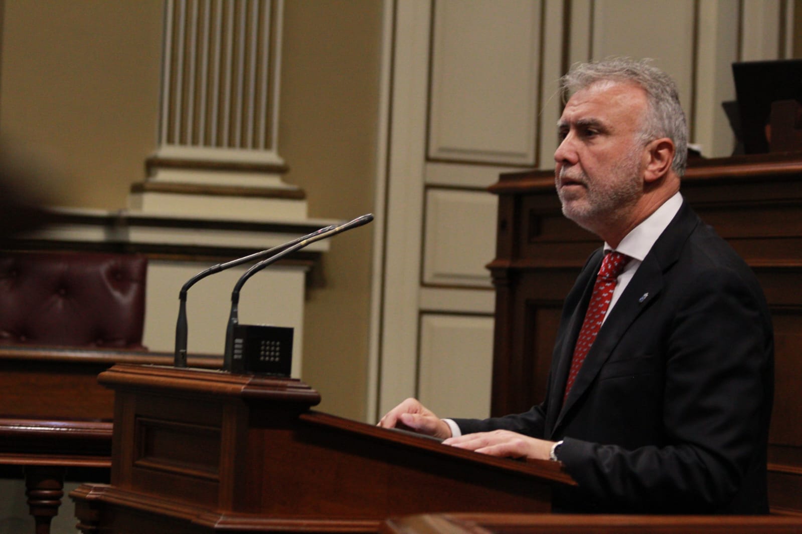 El presidente de Canarias, Ángel Víctor Torres./ Álvaro Oliver (AH)