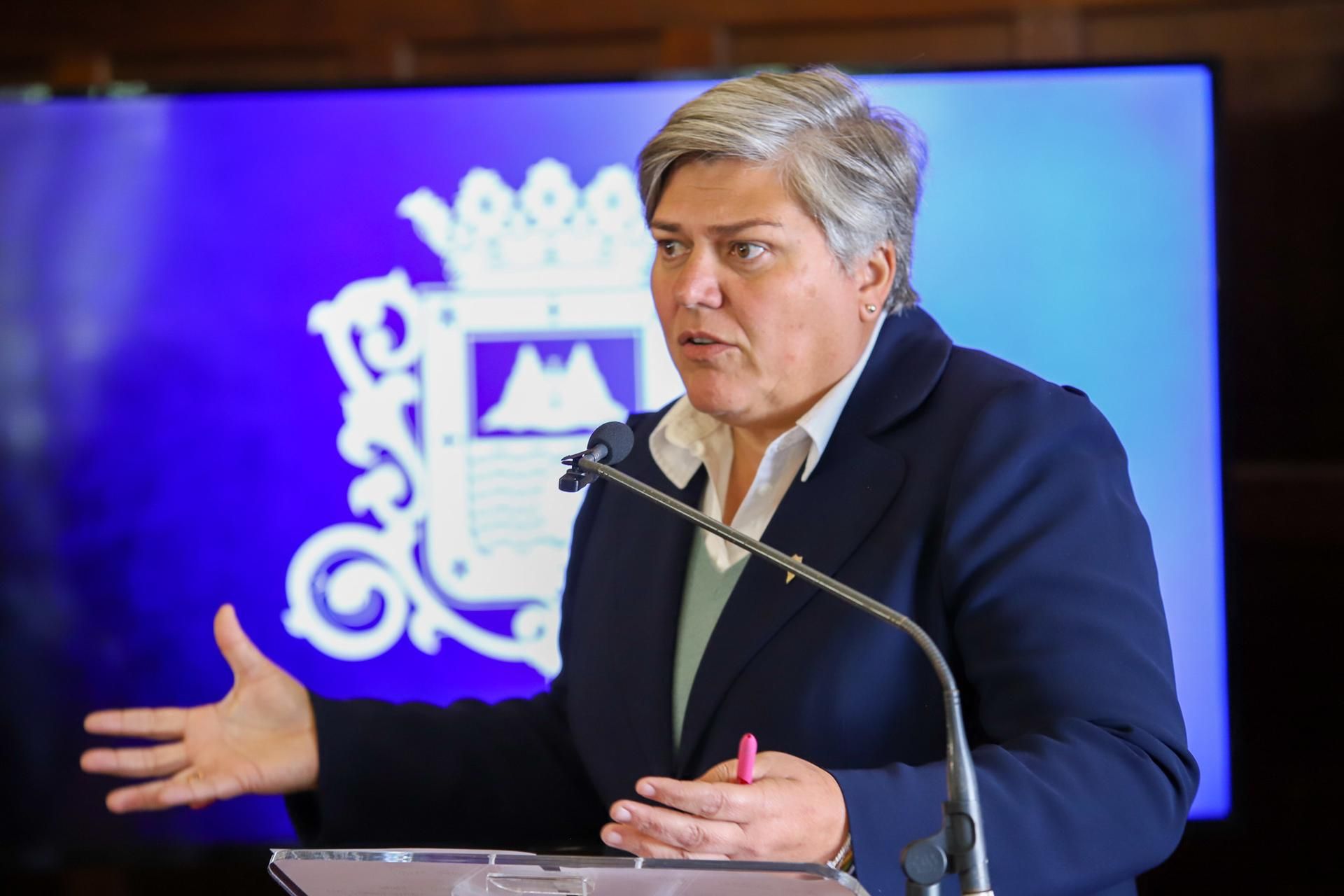 La alcaldesa de Los Llanos de Aridane, Noelia García Leal. / EFE - Luis G Morera