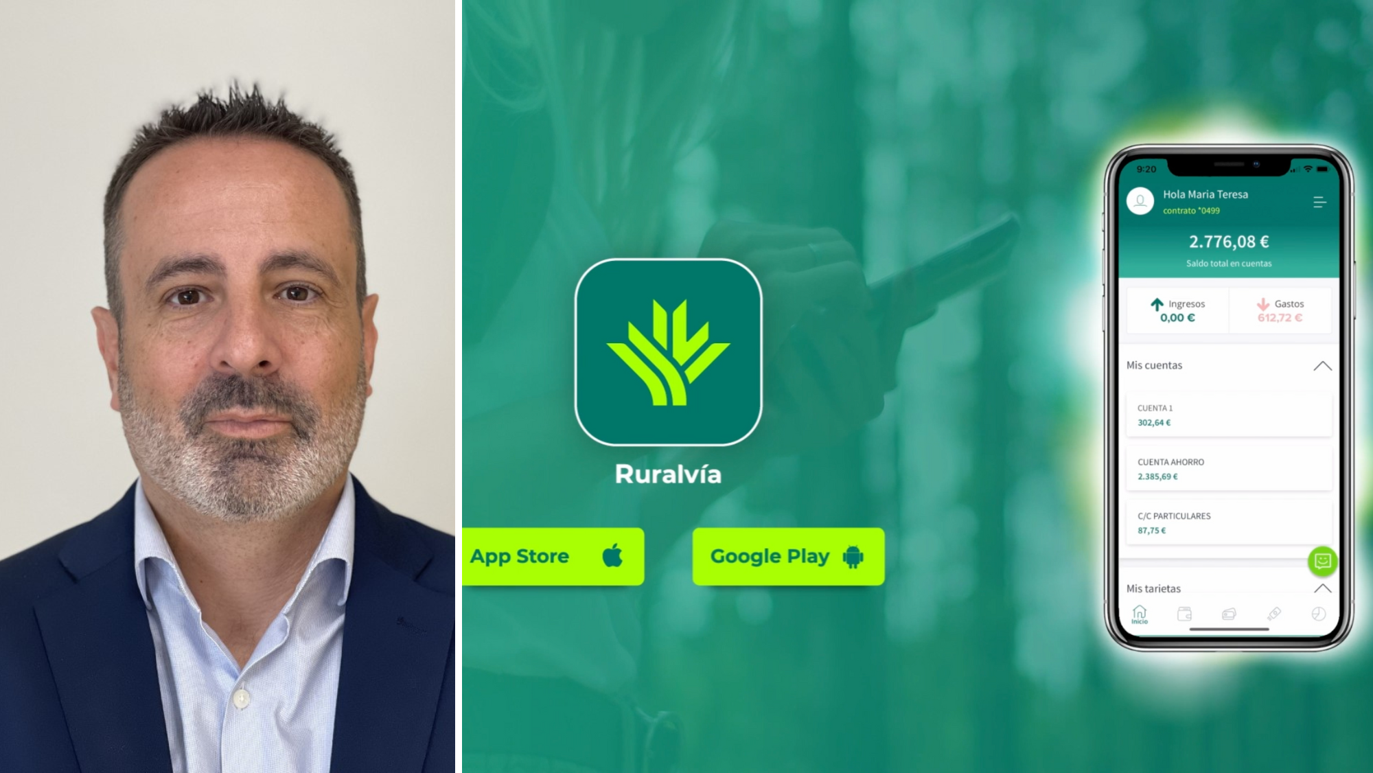 Eduardo Hernández Barroso, gerente de Negocio Digital de Cajasiete./