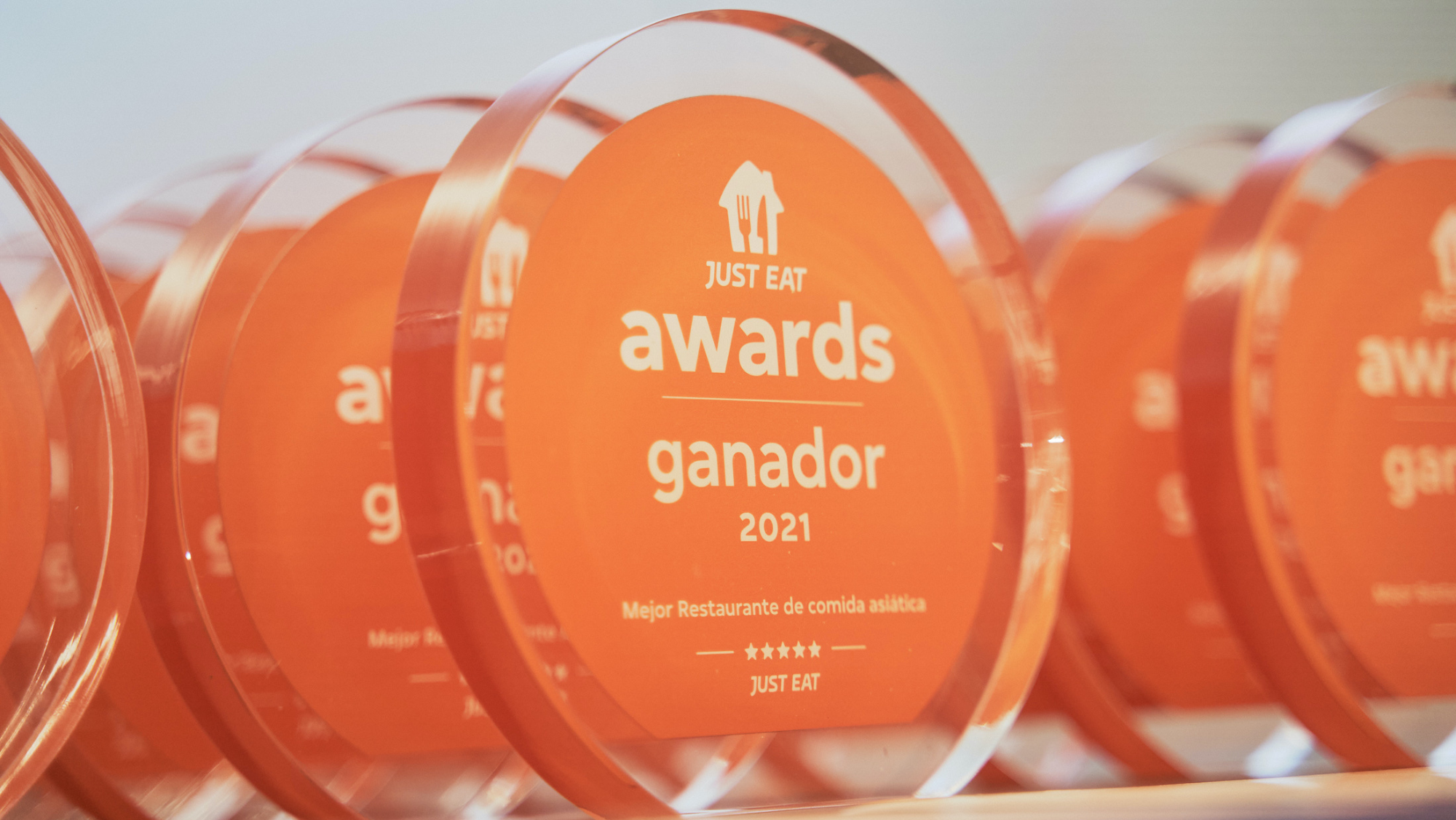 Premios de Just Eat de la edición de 2021./ JE