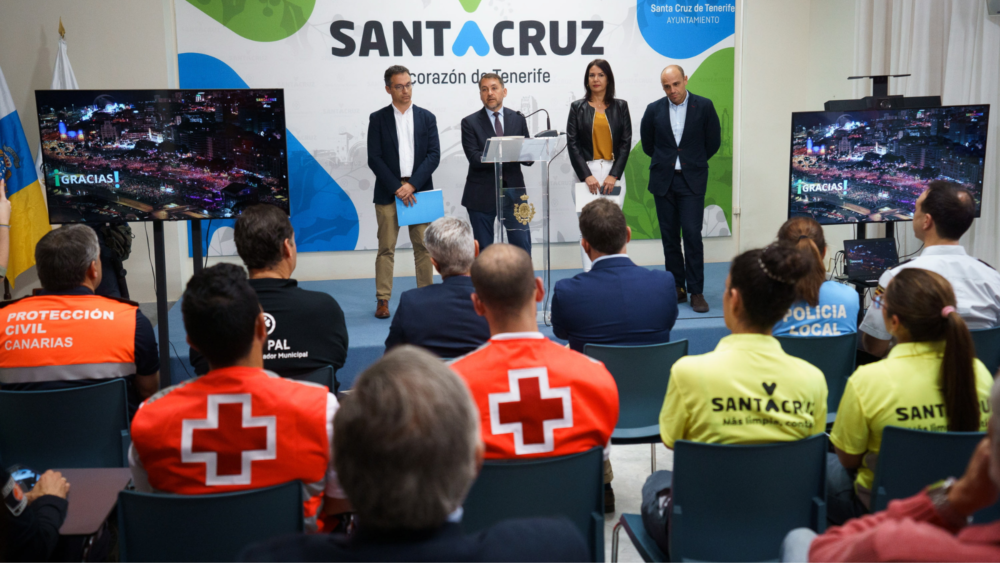 Presentación de los datos del Carnaval de Santa Cruz de Tenerife. / EFE