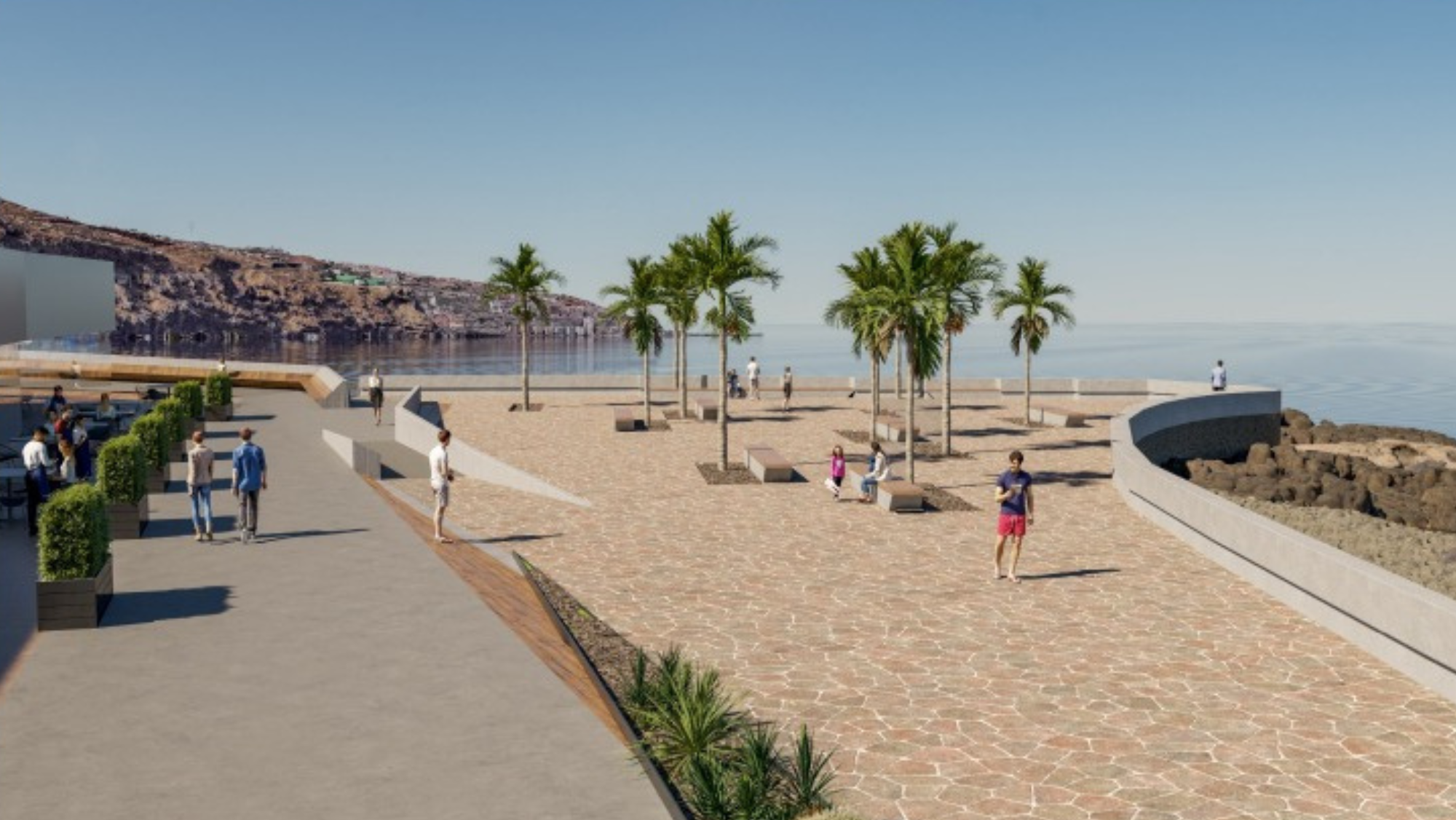 Ilustración del proyecto que quiere hacer la empresa Tenerife Tour en Candelaria. / Ayuntamiento de Candelaria