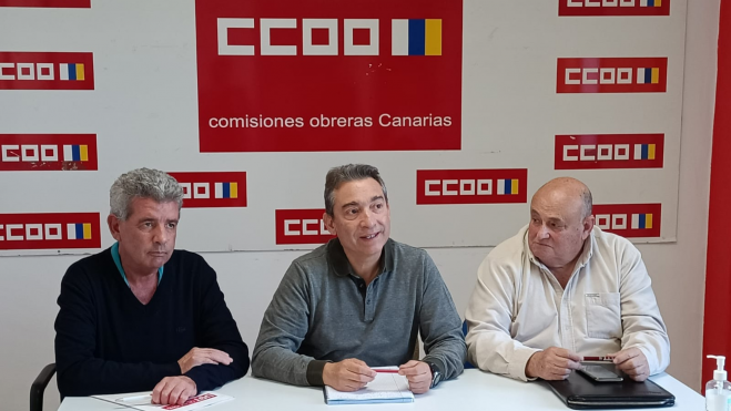 Pepe Suárez (izq), Pedro Costeras (centro) y José Manuel Moreno. / Atlántico Hoy