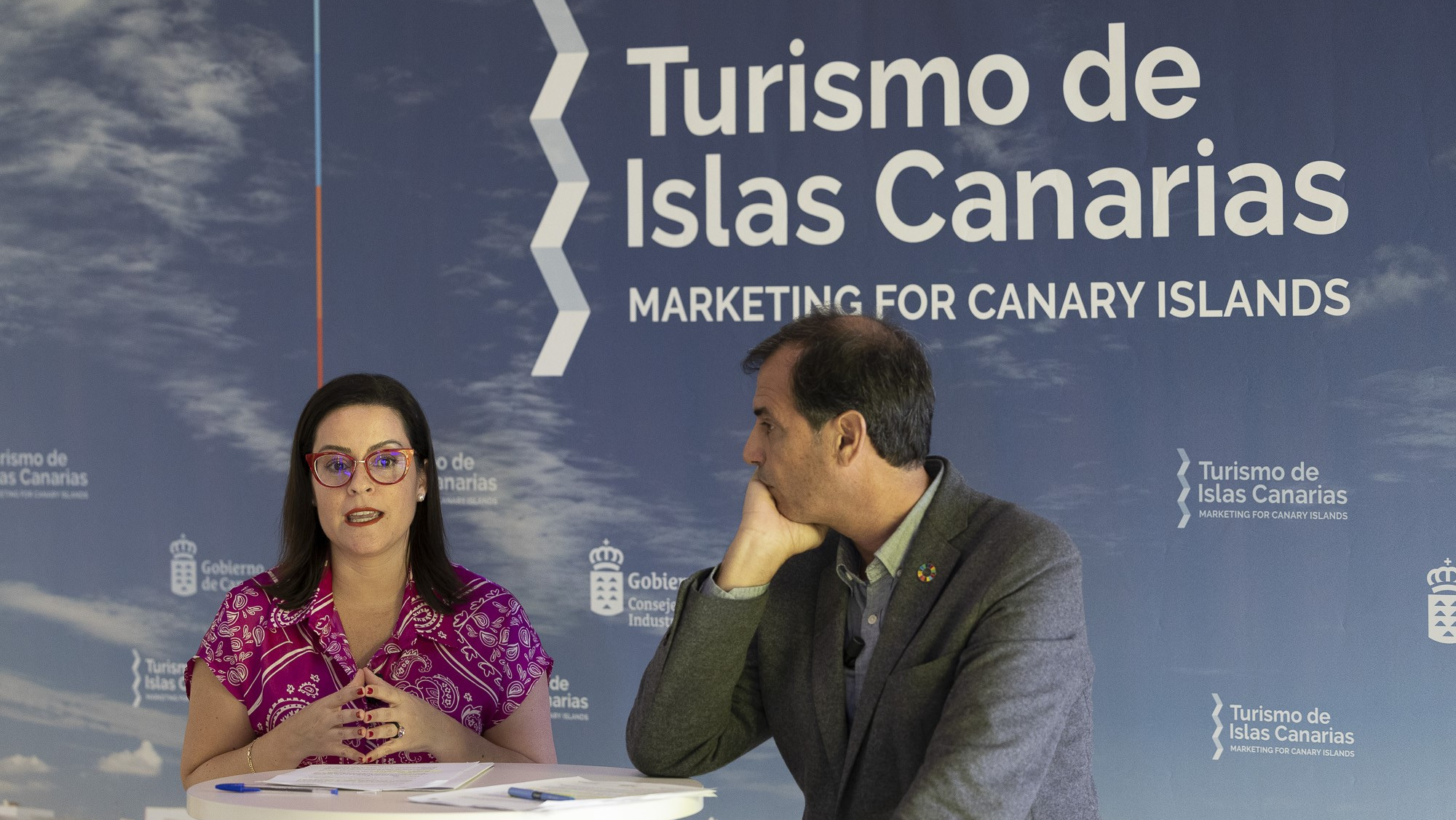 Yaiza Castilla y José Juan Lorenzo. / Gobierno de Canarias