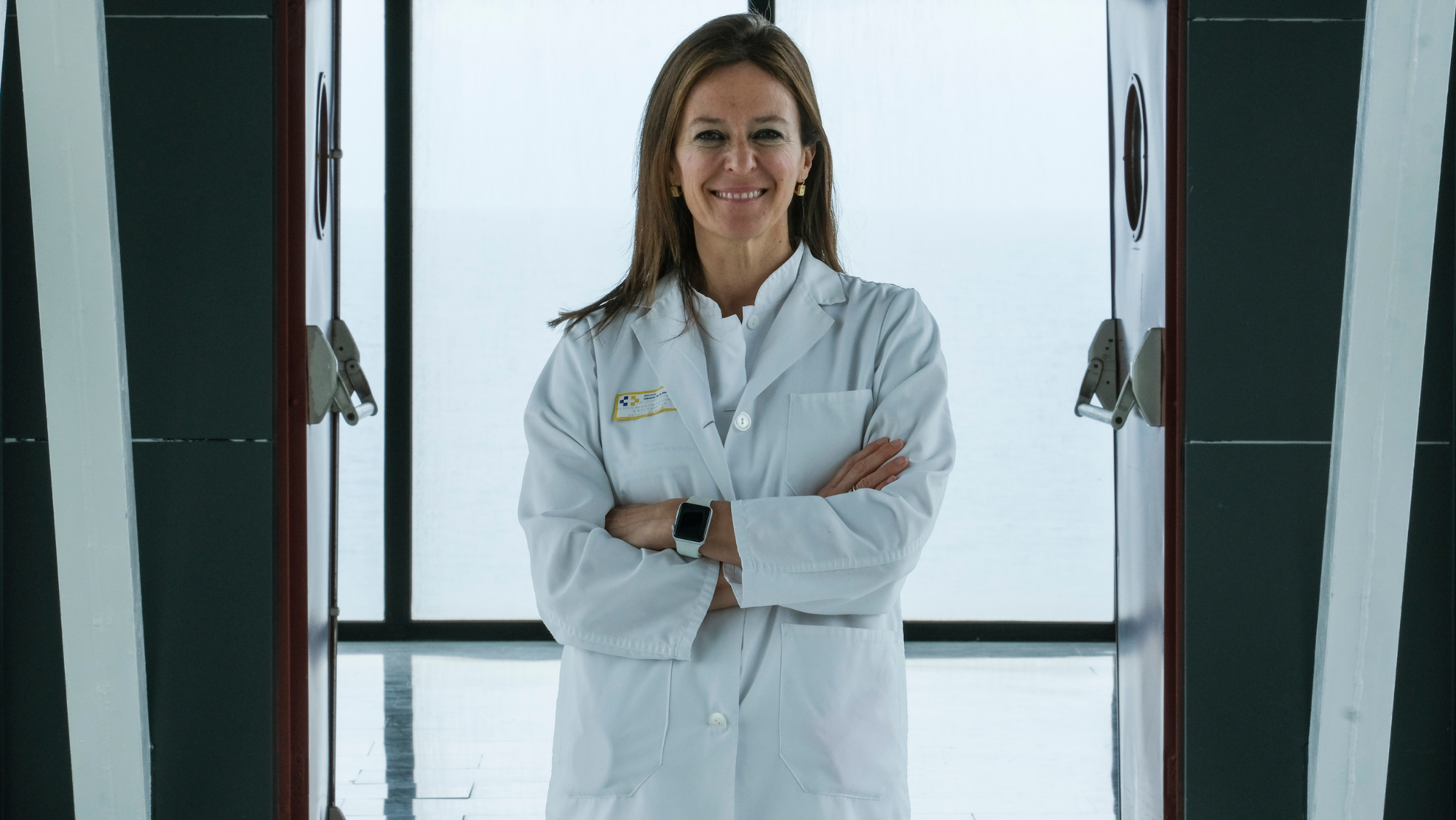 Alicia Martín, en una foto de archivo, en un pasillo del hospital Materno Infantil de Canarias. /Cedida