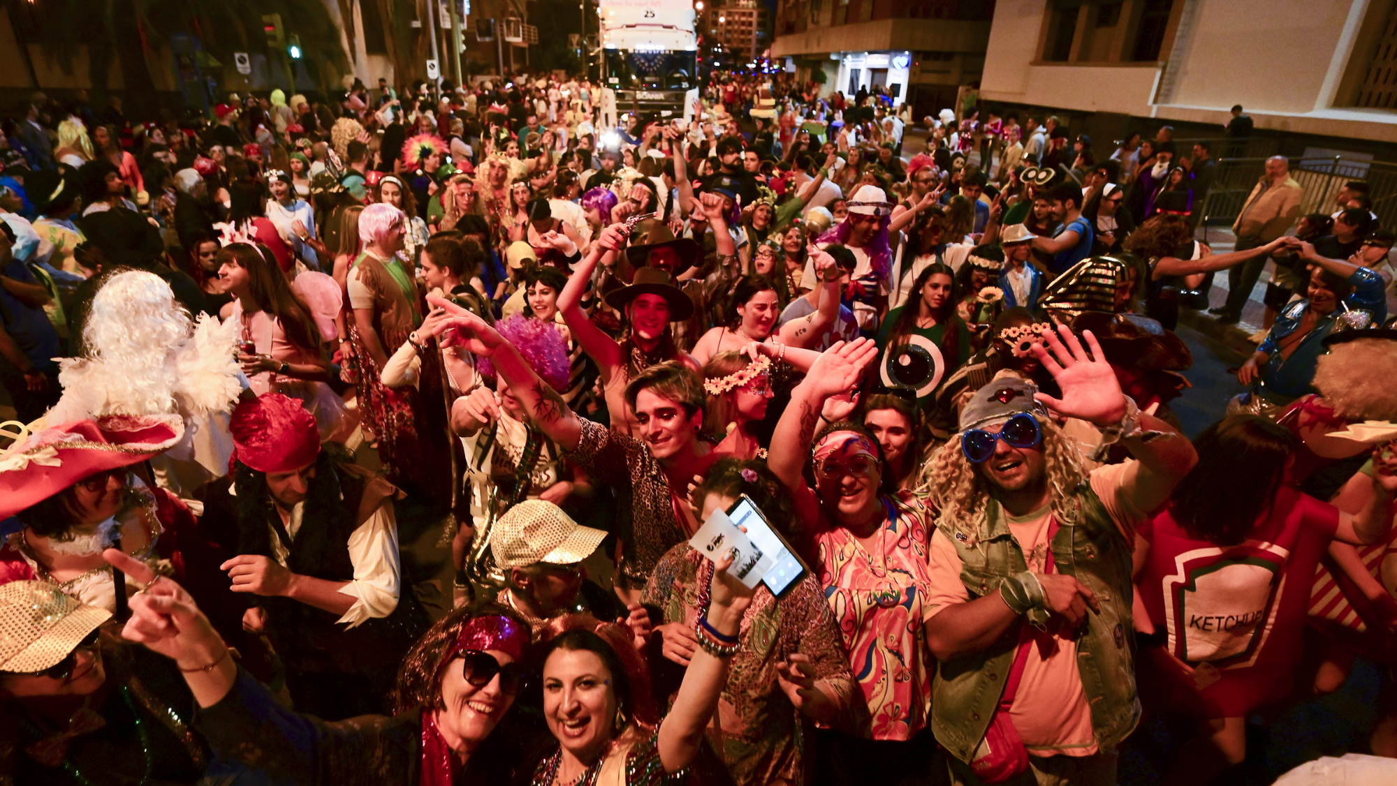 120.000 personas abren las puertas de la discoteca de «Studio 54» a las calles. Ayuntamiento de Las Palmas de Gran Canaria