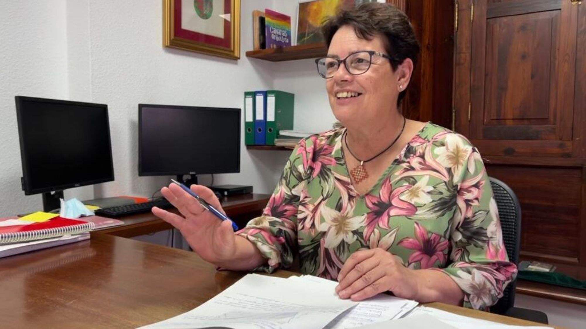 Ana Mena, alcaldesa de Tegueste. / Cedida