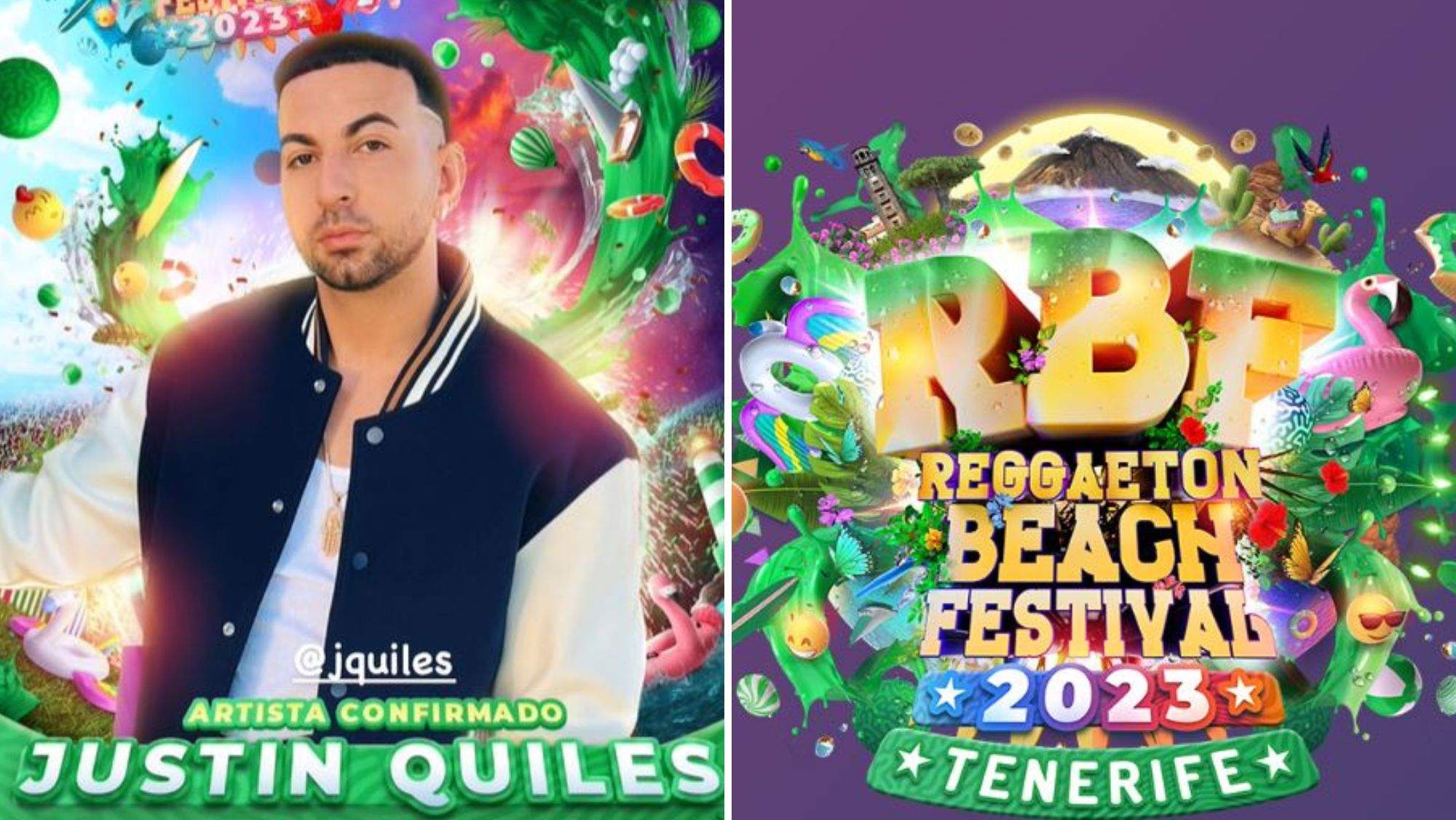 Justin Quiles, confirmado para el Reggeaton Beach Festival 2023-. / RBF