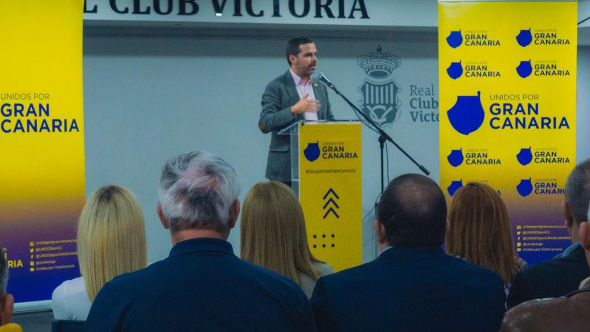 Unidos por Gran Canaria en el Club Victoria. / Unidos por Gran Canaria
