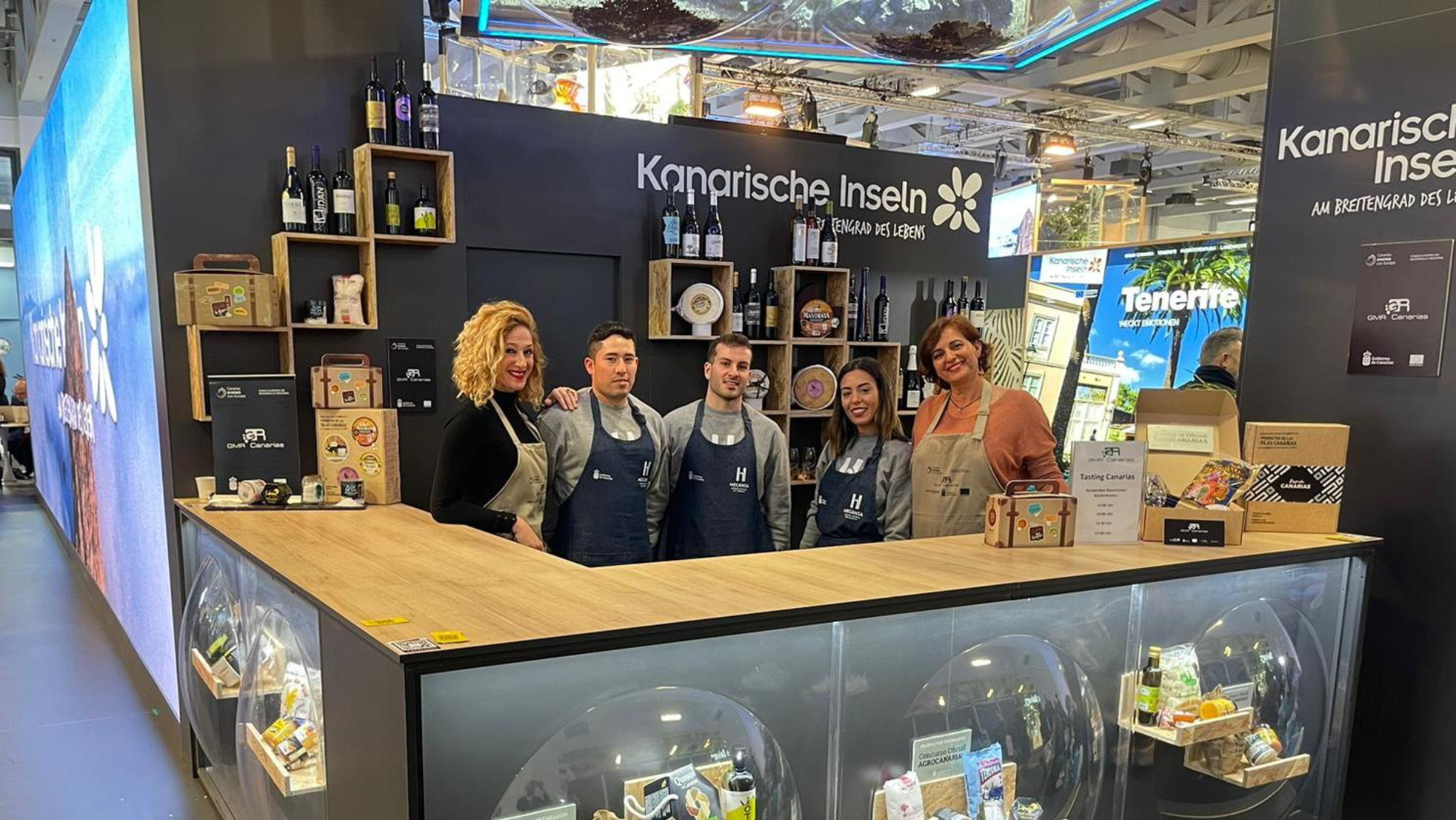 El stand de Canarias en la feria ITB./ Cedida