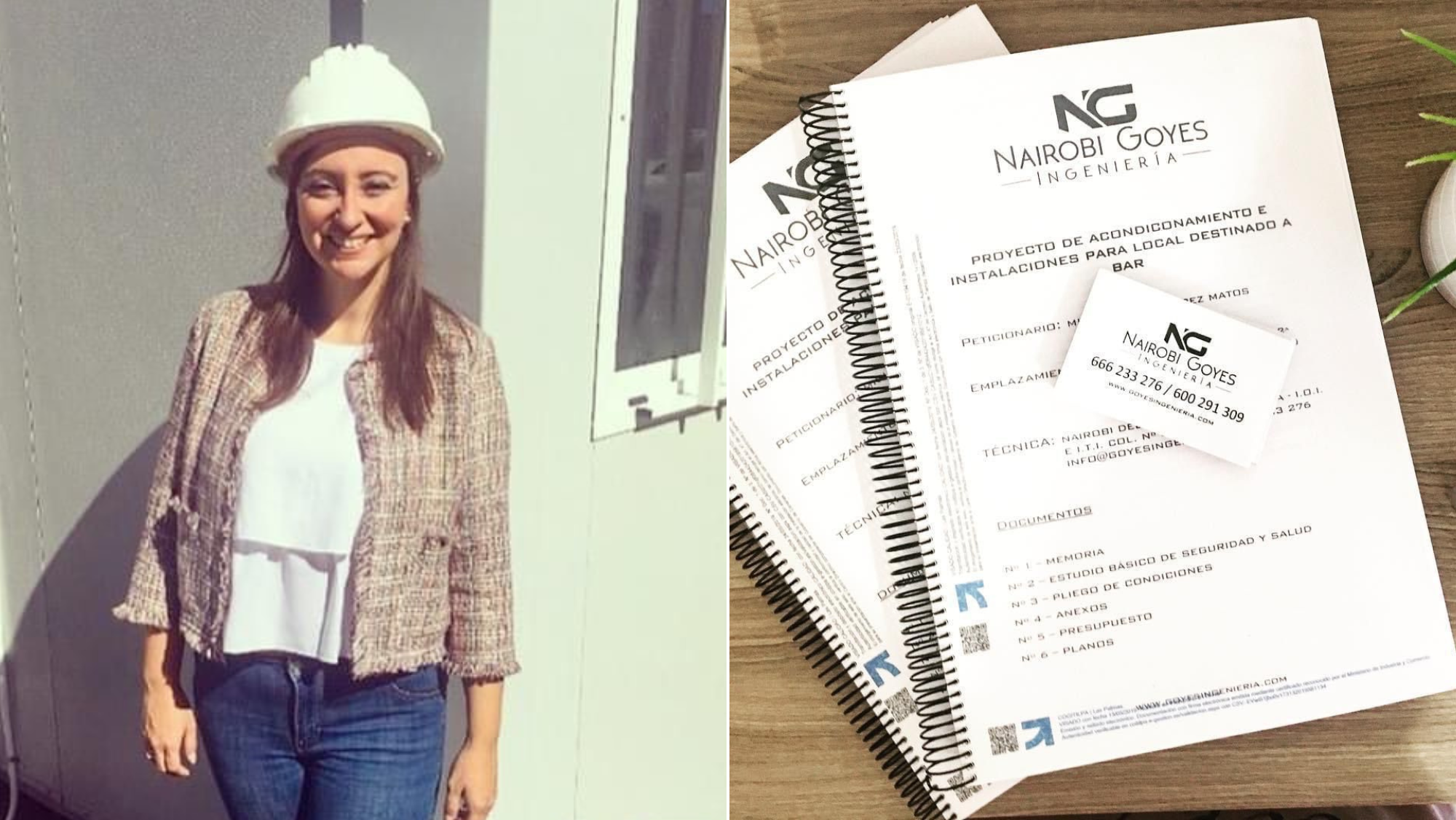 Nairobi Goyes Ingeniería es un estudio de ingeniería en Las Palmas que realiza diferentes trabajos técnicos en toda la isla de Gran Canaria. /Montaje AH