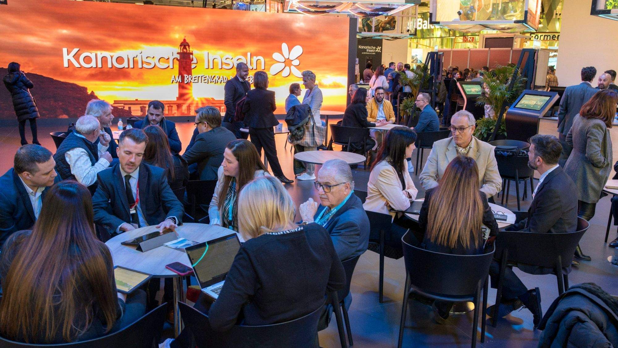 Zona dedicada a las islas Canarias en el ITB Berlín. / Cedida