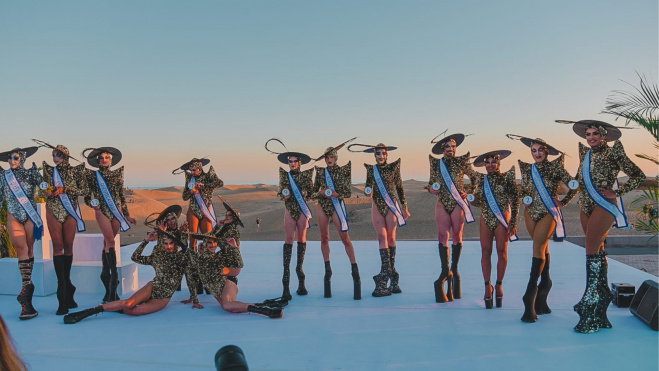 Participantes de la Gala Drag Queen de Maspalomas./ Ayuntamiento de San Bartolomé de Tirajana