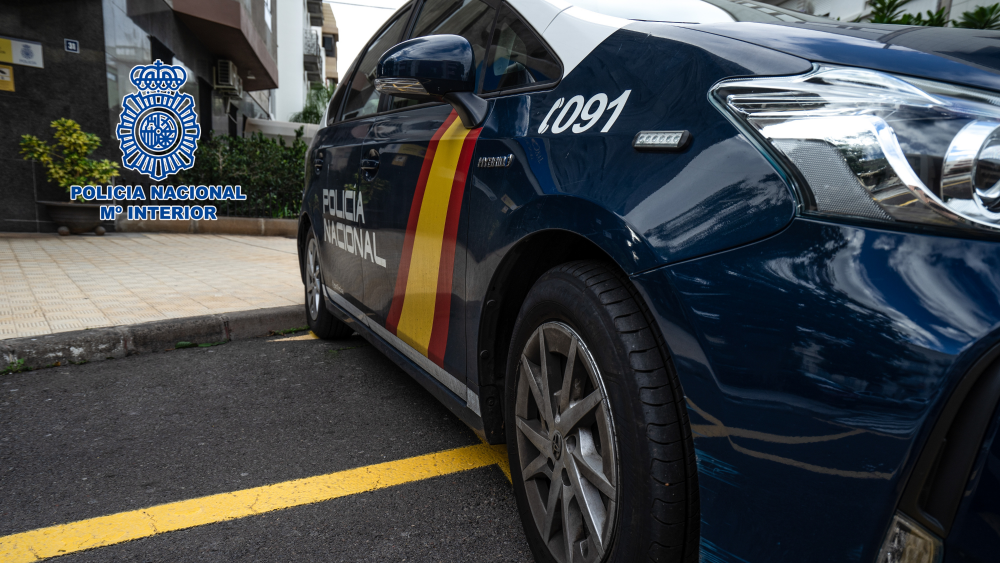 Coche de la Policía Nacional. / Cedida