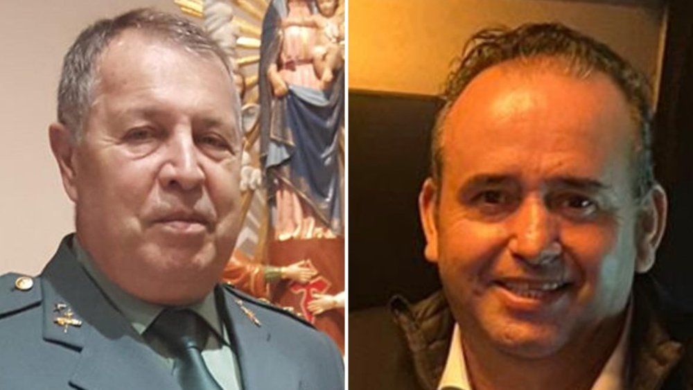 A la izquierda, el teniente general de la Guardia Civil Pedro Vázquez Jarava. A la derecha, el empresario lanzaroteño Ángel Ramón Tejera de León./ Montaje AH A la izquierda, el teniente general de la Guardia Civil Pedro Vázquez Jarava. A la derecha, el empresario lanzaroteño Ángel Ramón Tejera de León./ Montaje AH