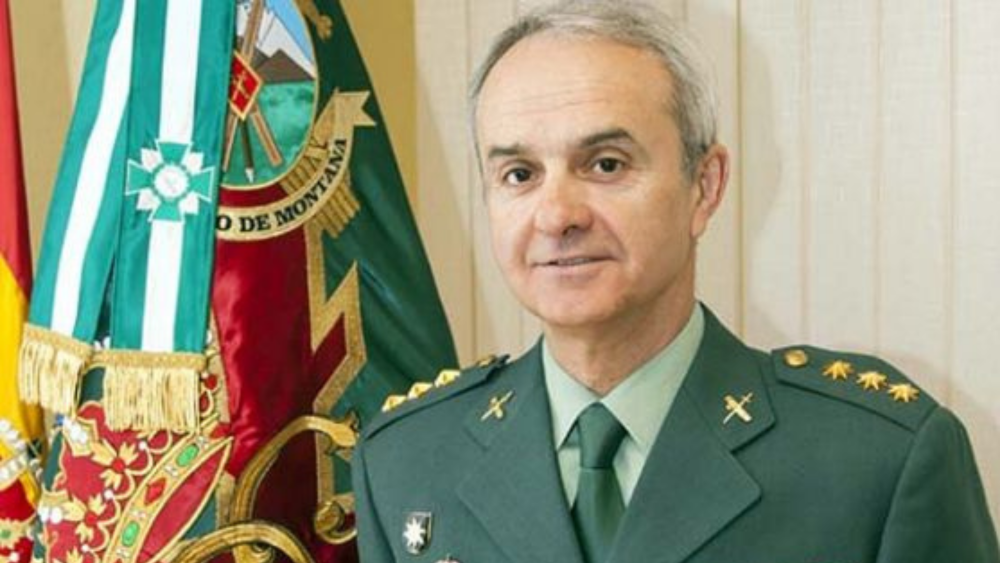 El general jefe de Canarias, Juan Miguel Arribas./ Guardia Civil