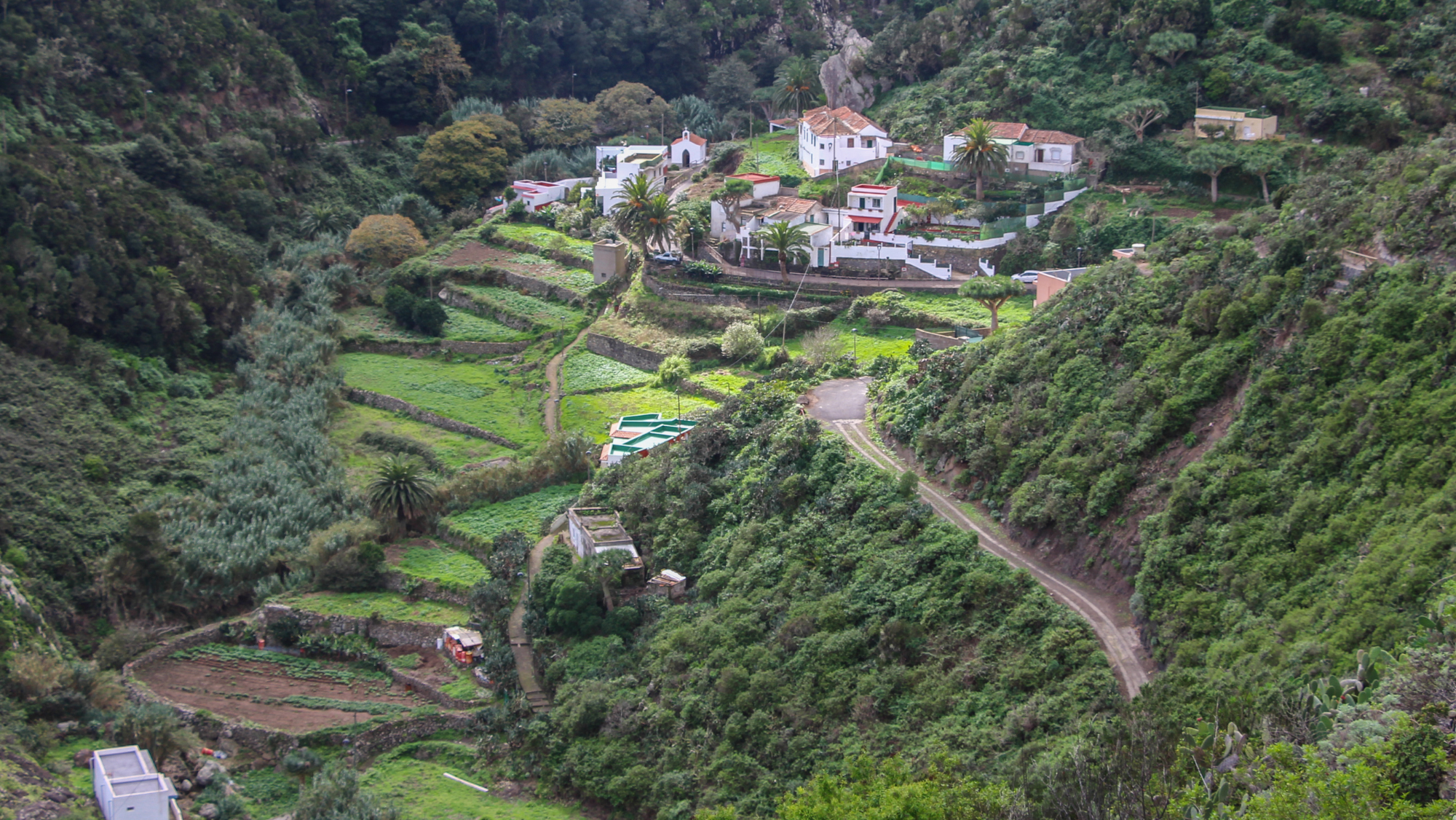 Imagen aérea de Chamorga./ Archivo