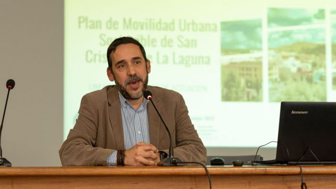 El concejal de Movilidad Sostenible de La Laguna, Rubens Ascanio. / Cedida