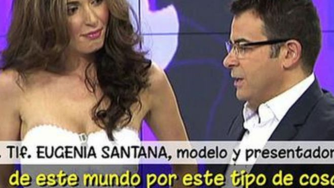 Eugenia Santana, durante su intervención en 'Sálvame Deluxe'. / AH