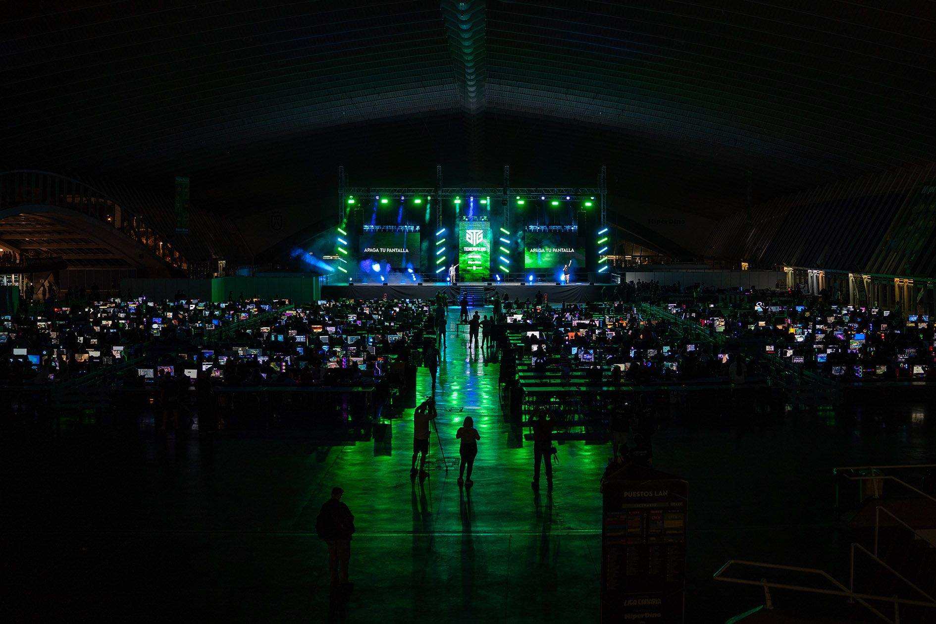 Momento de la inauguración de Tenerife GG en la pasada edición./