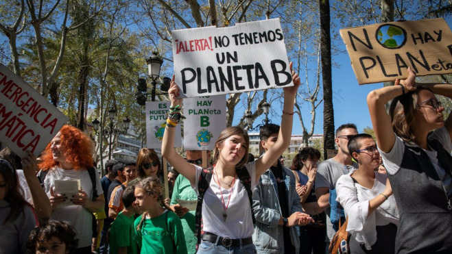 Marcha de Juventud por el clima. / EFE