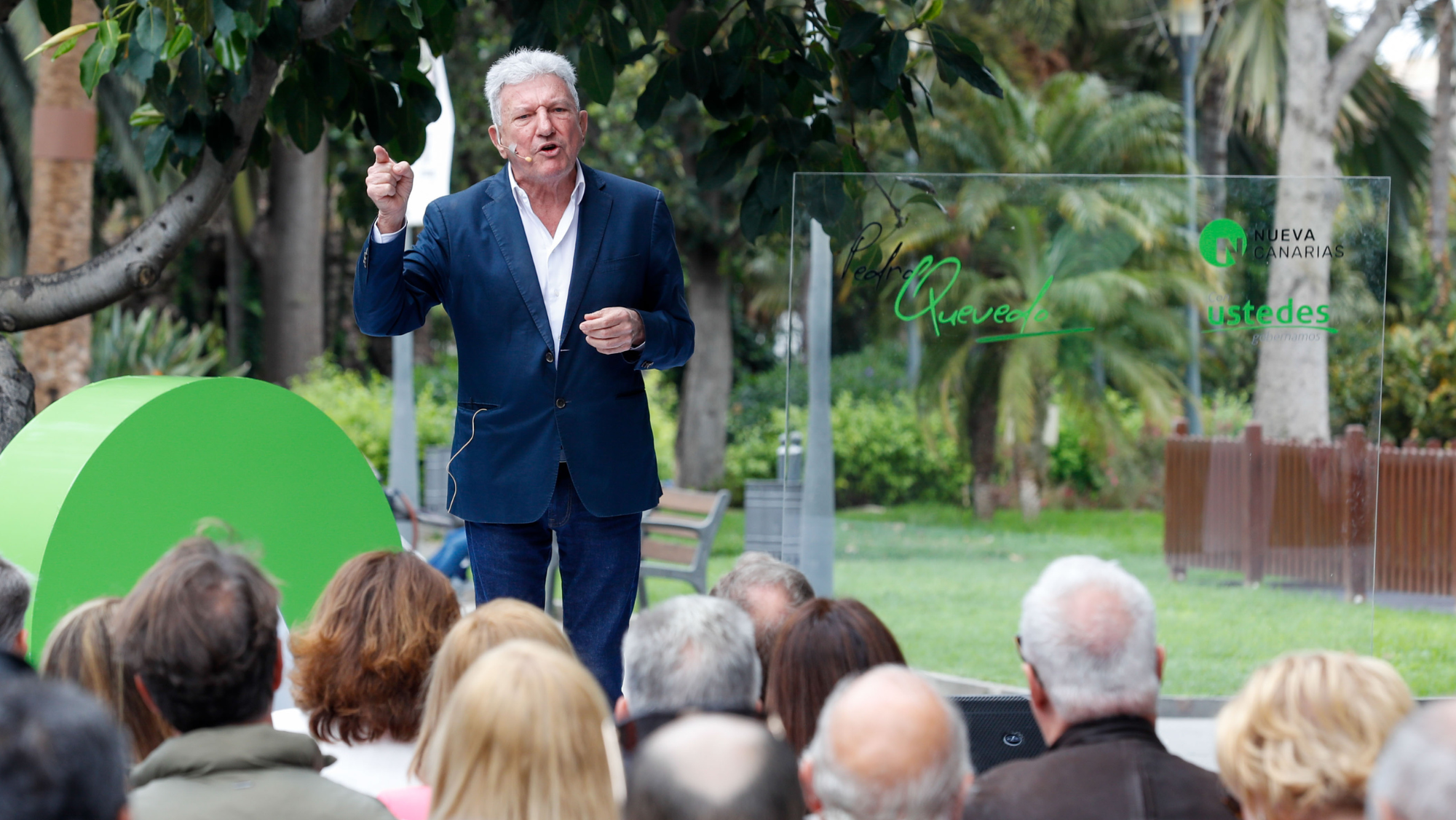 Pedro Quevedo durante la presentación de su candidatura. / EFE / Elvira Urquijo A.