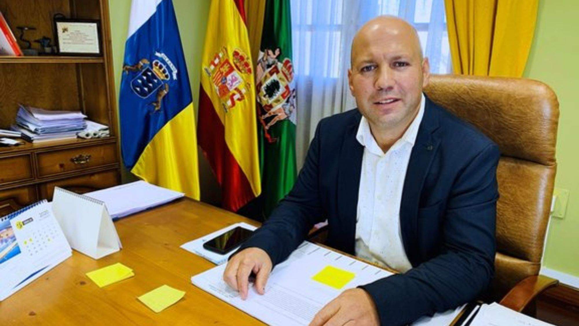 Antonio Hernández, alcalde de La Guancha. / Archivo