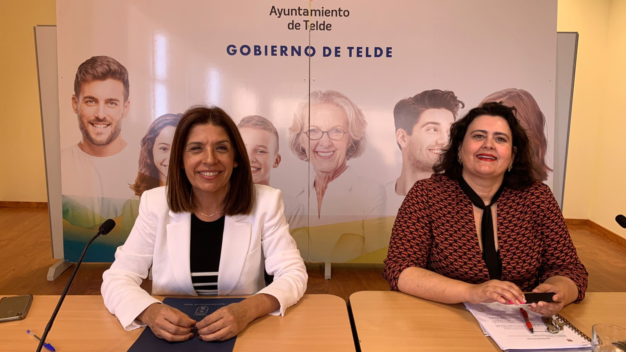 Carmen Hernández y Celeste López./ Ayuntamiento de Telde