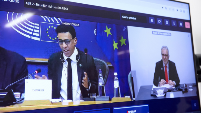 Torres se compromete a impulsar esos objetivos durante la actual presidencia canaria de las RUP. / Acfipress