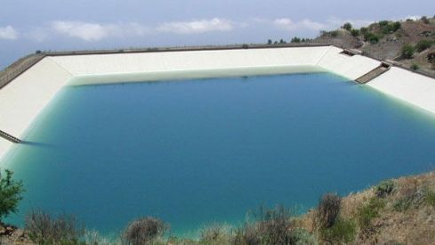 Balsa de agua de Fasnia./ Ayto. Fasnia