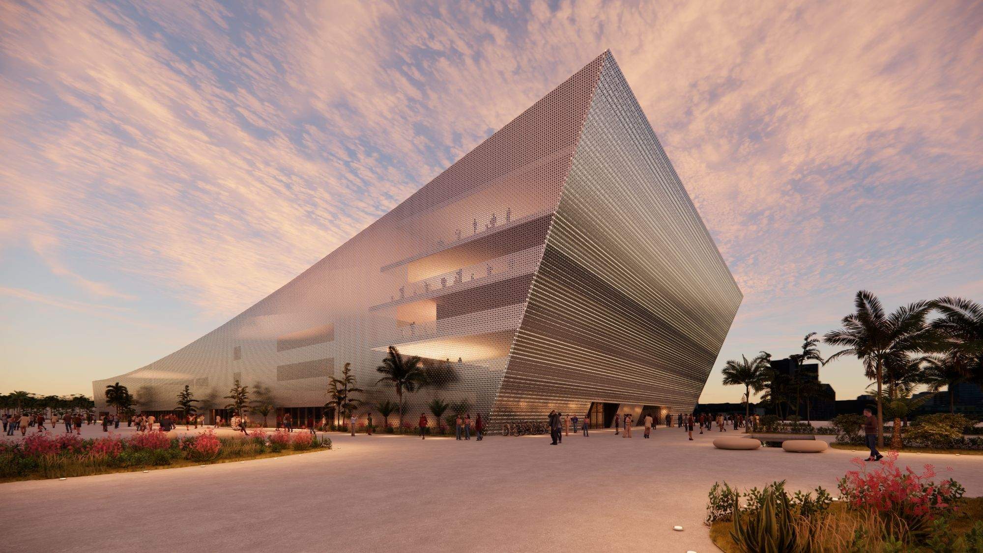 Reproducción del nuevo pabellón de Infecar