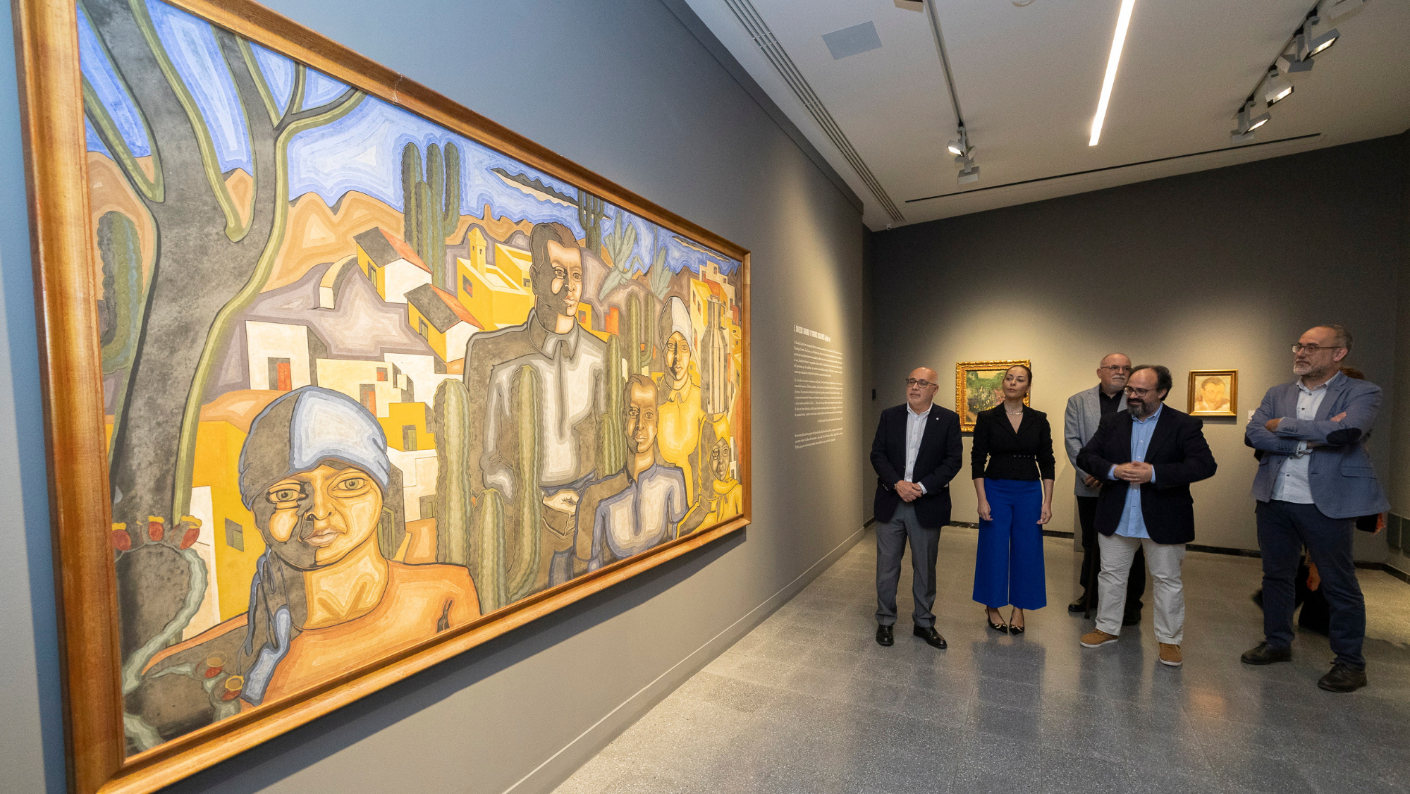 El presidente del Cabildo de Gran Canaria, Antonio Morales, y la consejera de Cultura, Guacimara Medina, presentaron este jueves la exposición "Isla de Arte. /EFE El presidente del Cabildo de Gran Canaria, Antonio Morales, y la consejera de Cultura, Guacimara Medina, presentaron este jueves la exposición "Isla de Arte. /EFE