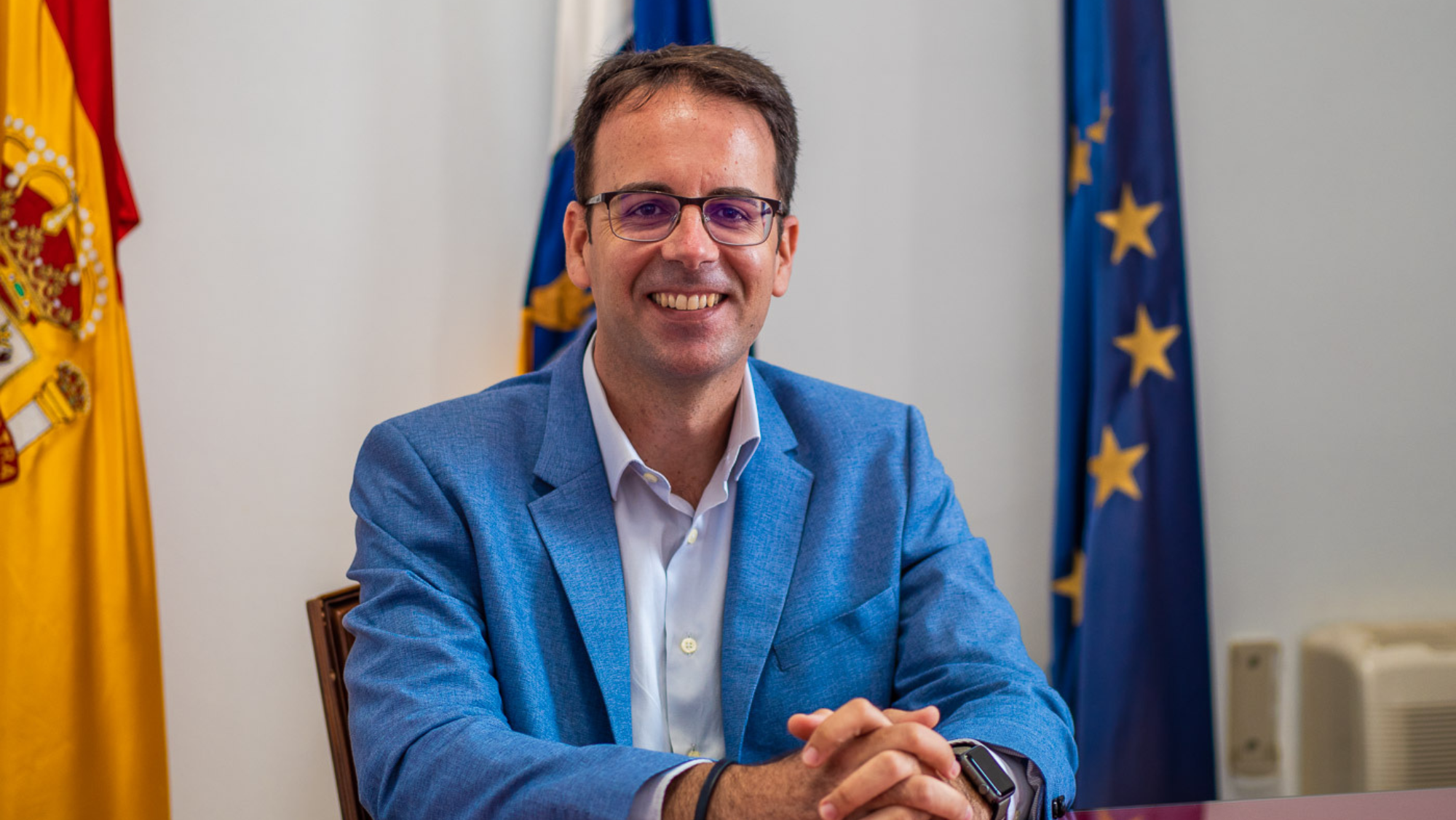 El alcalde de San Sebastián de La Gomera, Adasat Reyes. / Cedida