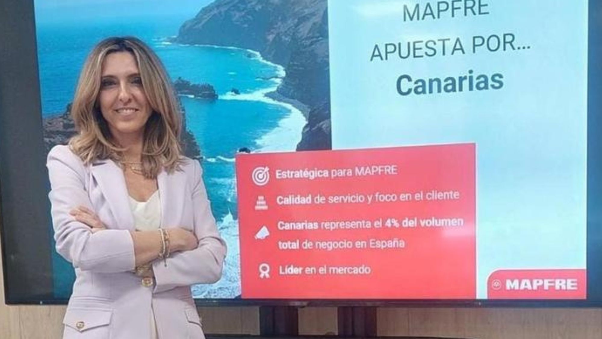 Eva Tamayo, directora general de Mapfre Canarias. / AH