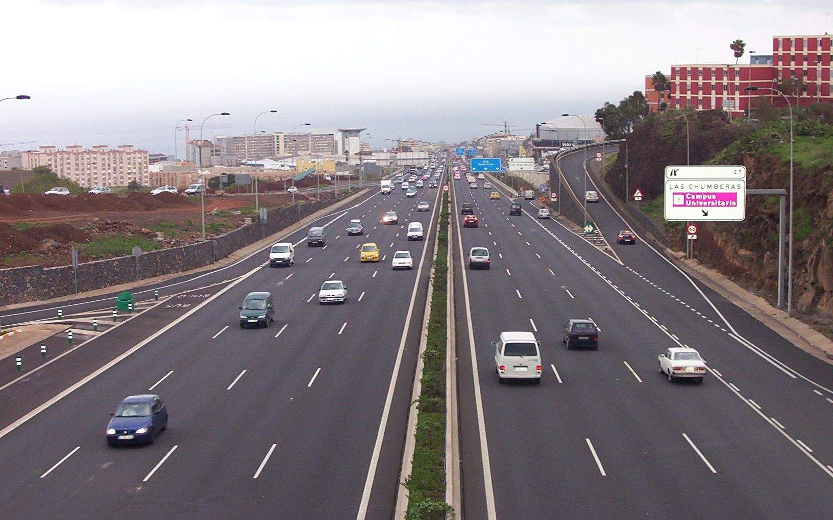 Autopista TF-5, en Tenerife. / Archivo 