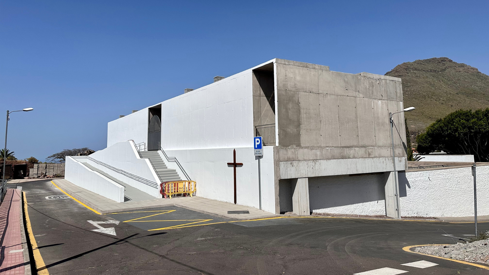 Obra de ampliación del cementerio de Arona terminada./ AYUNTAMIENTO DE ARONA